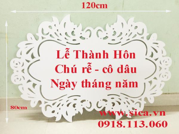 bảng tên treo backdrop