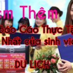 Hoạt náo viên dành cho sinh viên du lịch