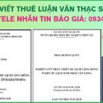 Trọn Bộ 121 Đề Tài Luận Văn Phát Triển Du Lịch Cộng Đồng => KÈM BÀI MẪU TẢI FREE!