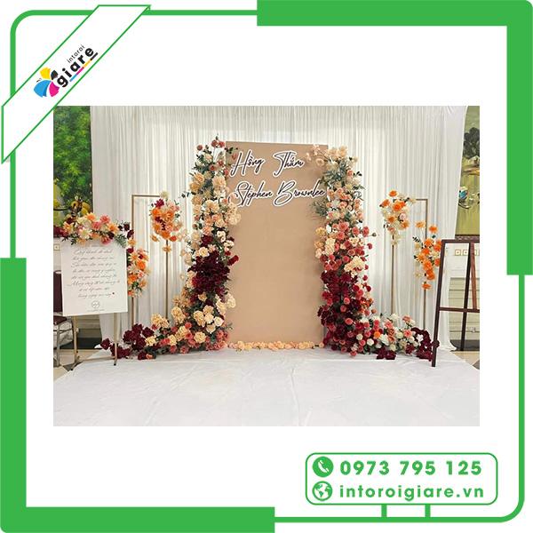 Đặc điểm cần lưu ý của Backdrop đám cưới