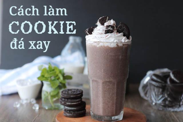 cách làm cookie đá xay