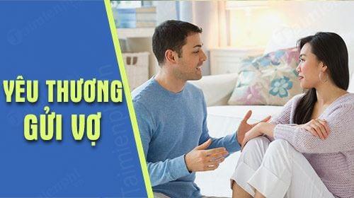 Lời yêu thương gửi vợ