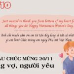 Lời chúc 20/10 bằng tiếng Anh ngắn gọn, ý nghĩa CÓ LỜI DỊCH mới nhất 2023