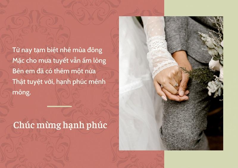 Những câu chúc đám cưới anh chị trăm năm hạnh phúc tiếng anh