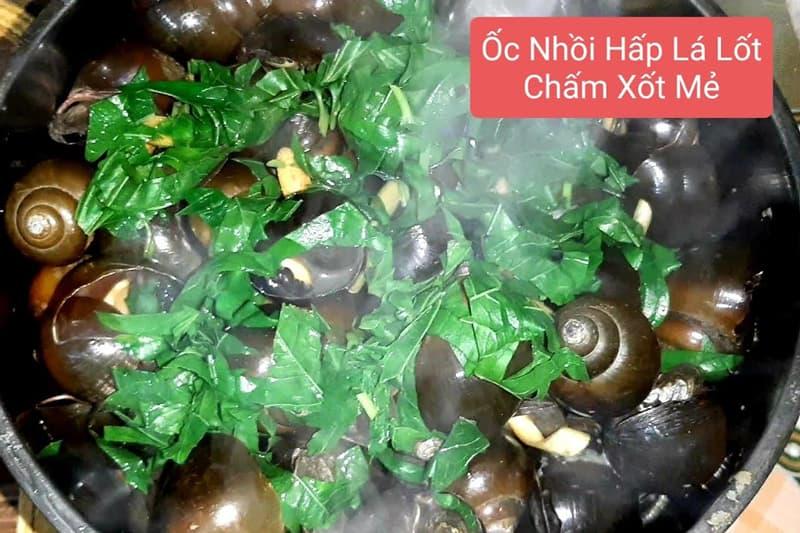 Cách làm ốc nhồi hấp lá lốt thơm ngon, không hề bị ngán