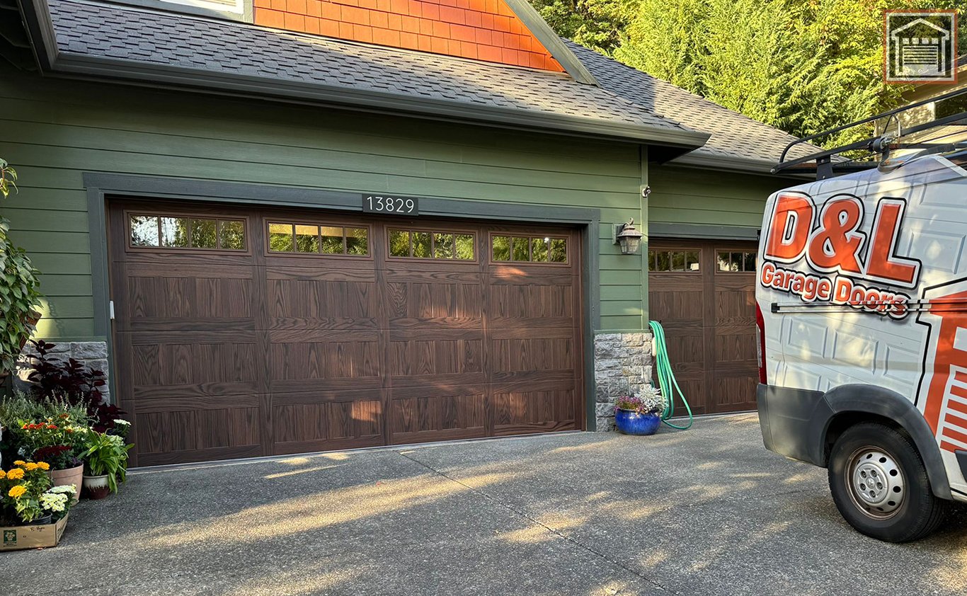 double garage door installation and replacement