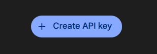 Click on the Create API key