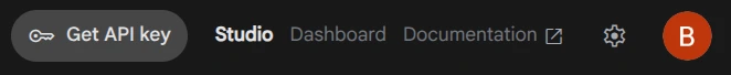 Click on the Get API key